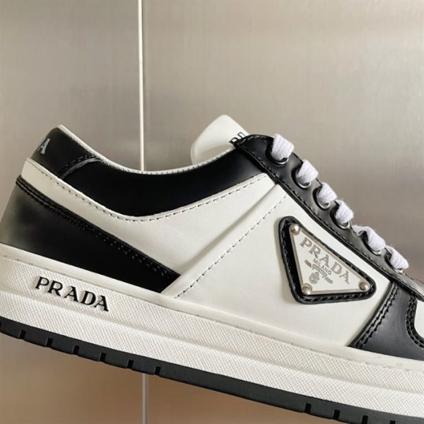 Prada Downtown Leather Sneakers - PS27