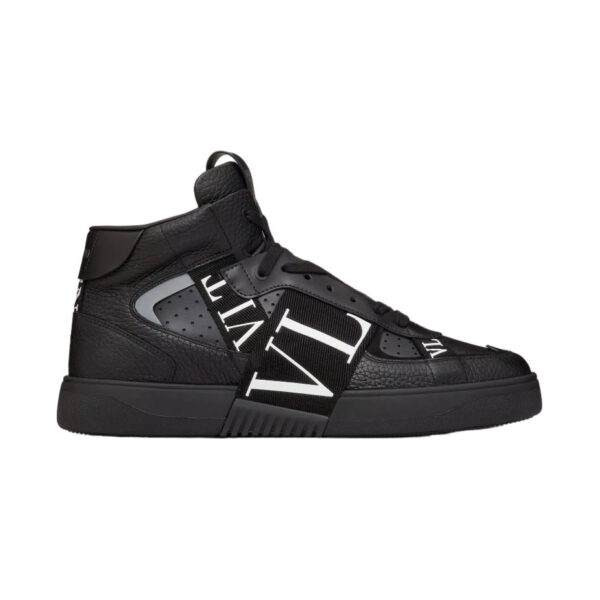 Valentino Garavani Mid-Top Calfskin VL7N Sneaker With Bands - VS12