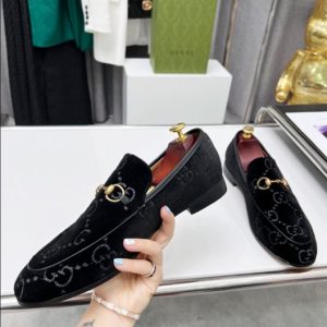 Gucci Jordaan GG Velvet Loafer - GL15