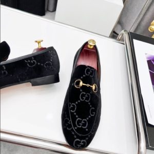 Gucci Jordaan GG Velvet Loafer - GL15