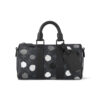 LV x YK Bandoulière Keepall 25 Monogram Eclipse Canvas Bag - LD04