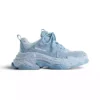Balenciaga Women's Triple S Sneaker Denim In Blue - GS60