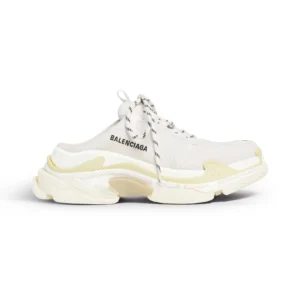 Balenciaga Triple S Mule in White - GS54