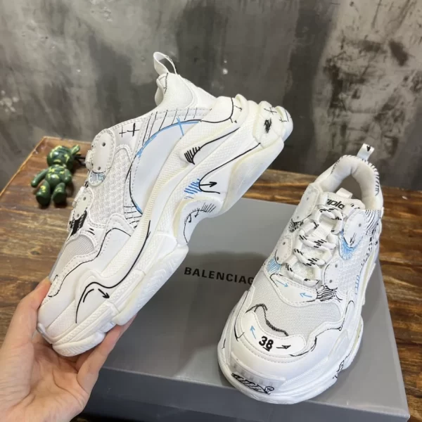 Balenciaga Triple S Sketch Sneaker - GS56