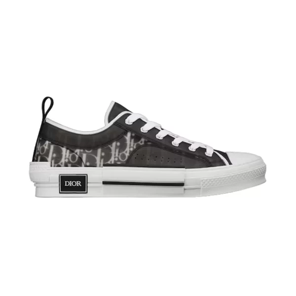 Dior B23 Low-Top Sneaker In Black and White - DS26