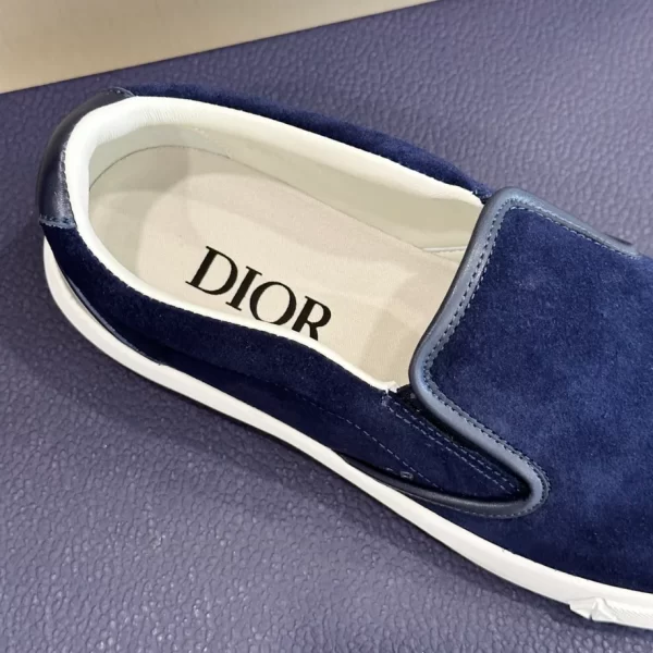 Dior B101 Slip-On Sneaker In Navy Blue - DS35