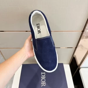 Dior B101 Slip-On Sneaker In Navy Blue - DS35