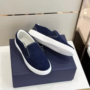 Dior B101 Slip-On Sneaker In Navy Blue - DS35