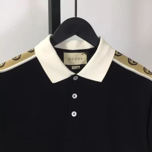 Gucci Polo with Interlocking G Stripe - GT14