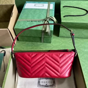 Gucci Marmont Shoulder Bag In Red - GH13