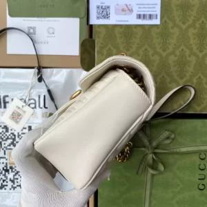 Gucci Marmont Small Shoulder Bag In White - GH19