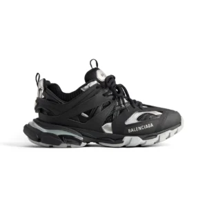 Balenciaga Track Sneaker In Black and Silver - GS70