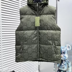 Gucci Jumbo GG Canvas Down Vest - GK07