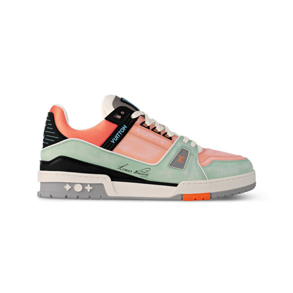 Louis Vuitton Trainer Sneaker In Orange - LS84