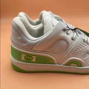 Gucci Basket Sneakers in Green and White - CS55