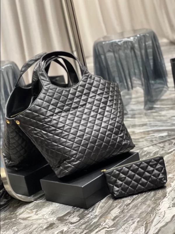 Saint Laurent Icare Maxi Shopping Bag in Quilted Lambskin - YST01