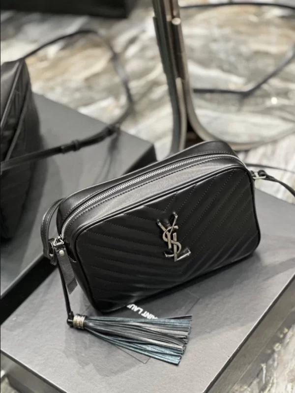 Saint Laurent Lou in Quilted Leather Camera Bag - YSL06