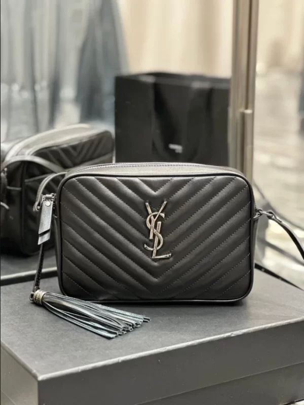 Saint Laurent Lou in Quilted Leather Camera Bag - YSL06