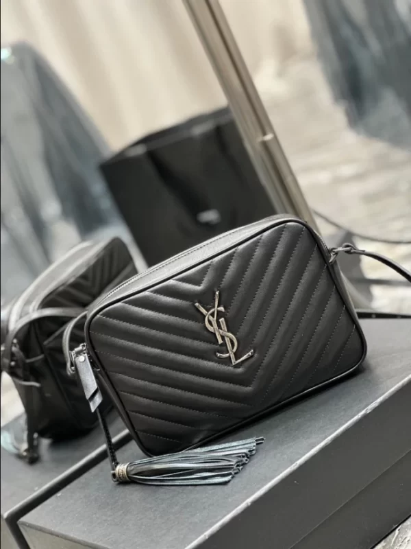 Saint Laurent Lou in Quilted Leather Camera Bag - YSL06