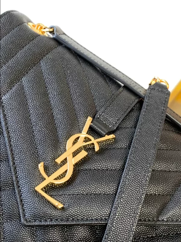 Saint Laurent Medium Envelope in Matelassé Lambskin Bag - YSL33