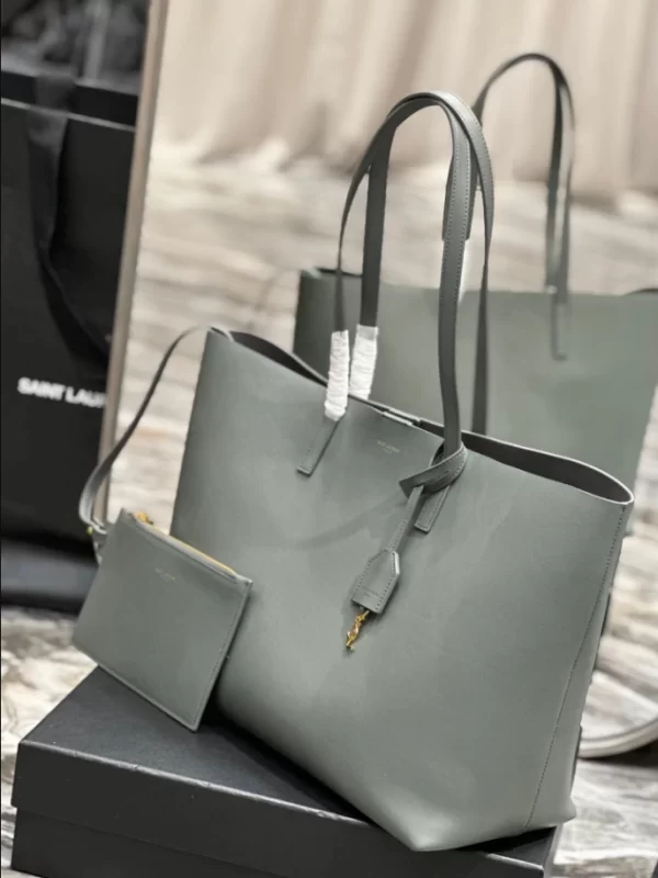 Saint Laurent Shopping Saint Laurent Leather Tote Bag - YST05