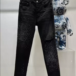 Amiri Crystal Shotgun Jeans - JA11