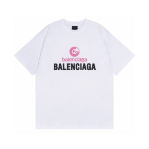 Balenciaga Logo Printed Crewneck T-Shirt - BT06