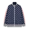 Gucci Navy Cotton Jacquard Gg Jacket - GK11