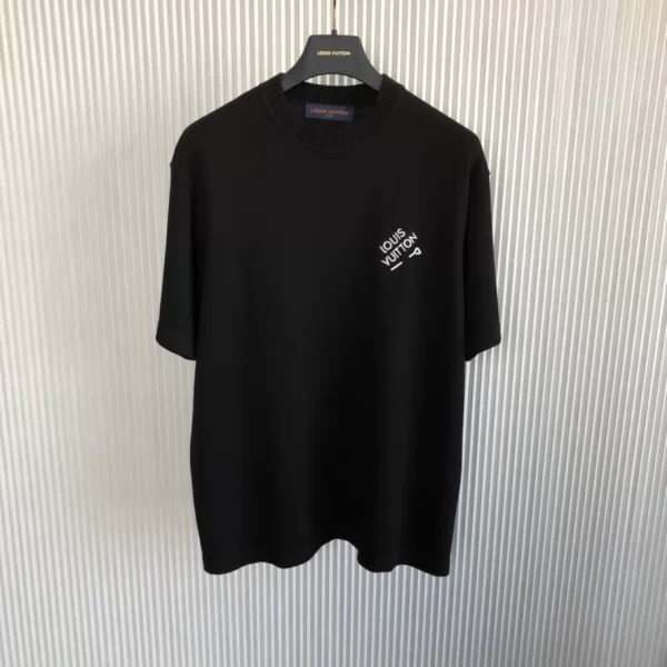 LV Embroidered Signature Short-Sleeved Cotton Crewneck - LT60