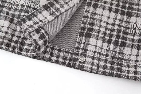 Louis Vuitton Checked Denim Overshirt