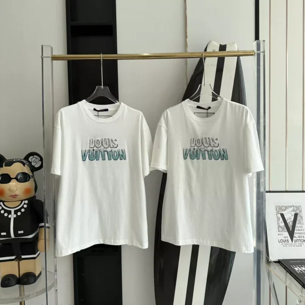 Louis Vuitton Embroidered Beads Cotton T-Shirt - LT57