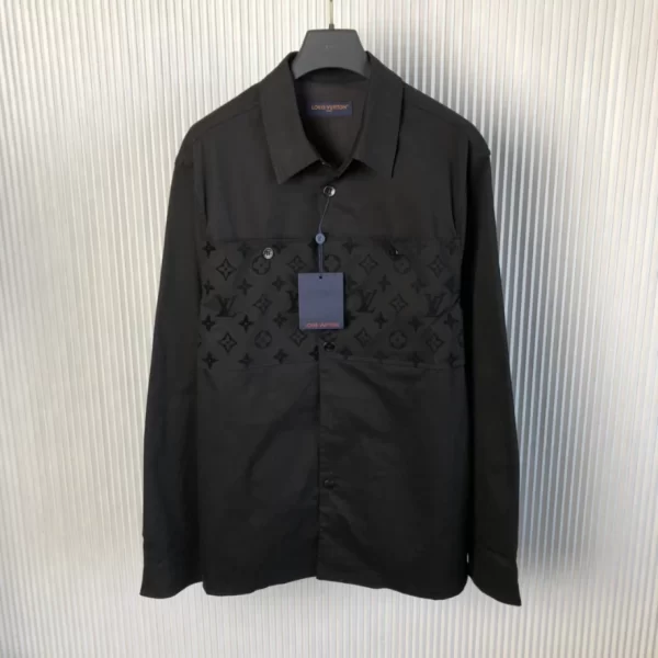 Louis Vuitton Flocked Casual Cotton Overshirt