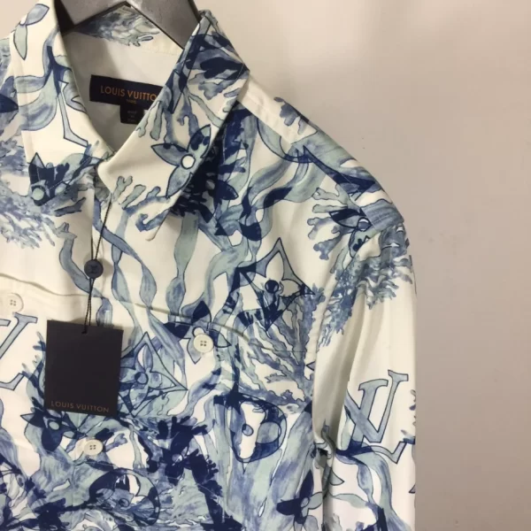 Louis Vuitton Printed Cotton Overshirt