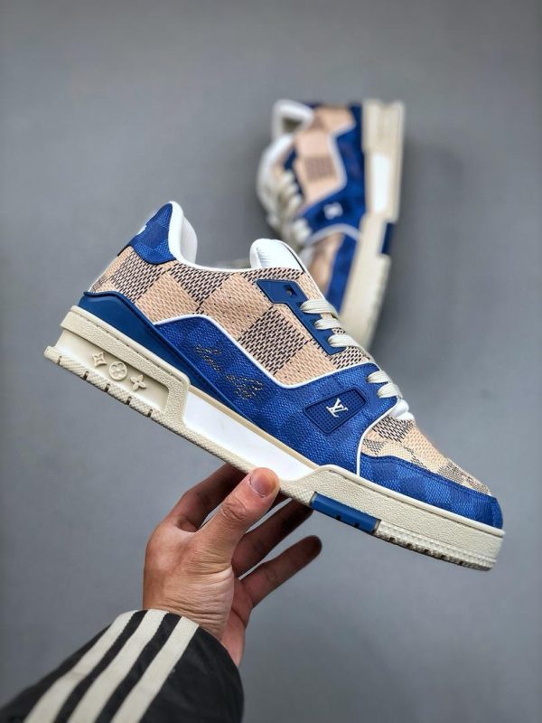 Louis Vuitton Trainer Sneaker In Blue- LS150