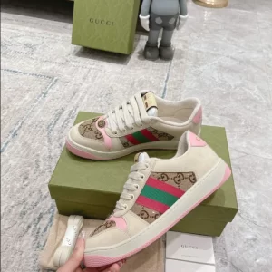 Gucci Screener Sneakers With Crystals - CS73