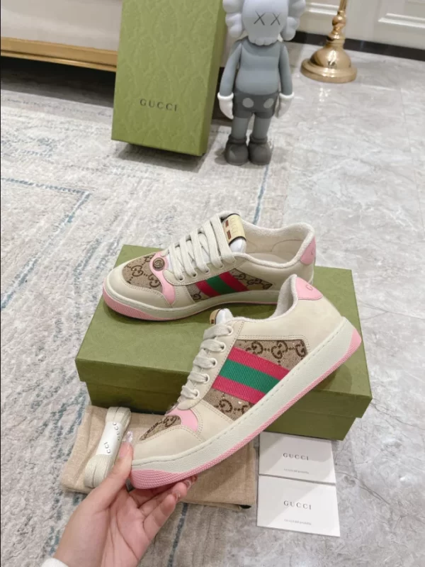 Gucci Screener Sneakers With Crystals - CS73