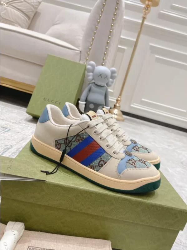 Gucci Screener Sneakers With Crystals - CS74