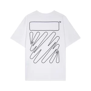 Wave Outline Diag Slim SS Tee