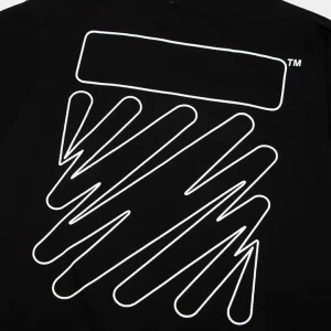 Wave Outline Diag Slim SS Tee