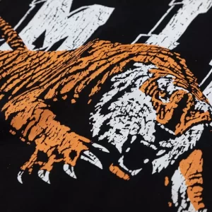 Amiri - T-shirt Black Vintage Tiger