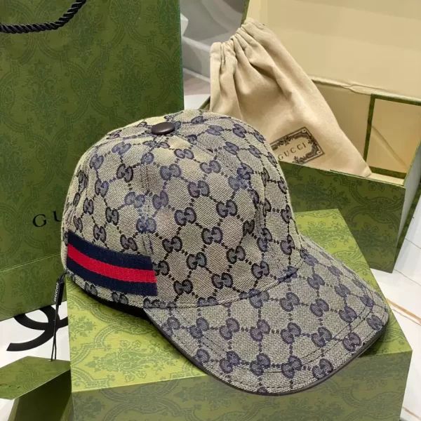 Gucci Original GG Canvas Baseball Hat With Web - C03