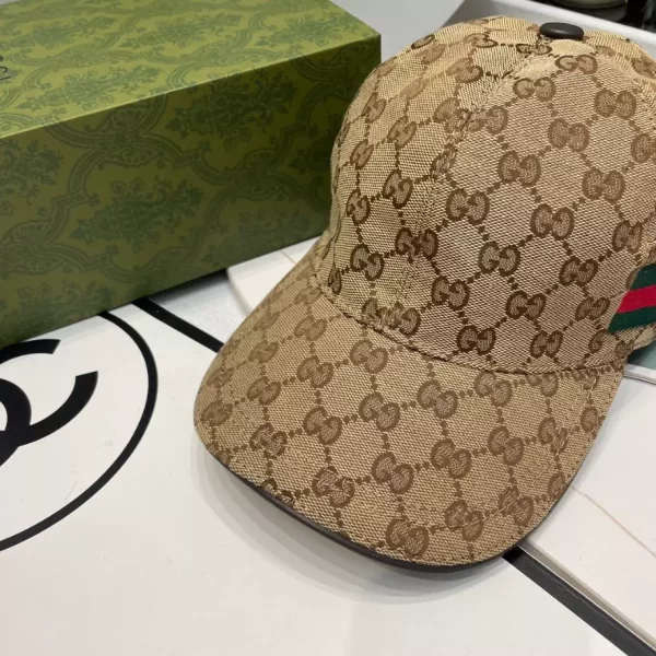 Gucci Original GG Canvas Baseball Hat With Web - C05