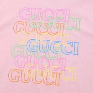 Cotton Jersey T-Shirt With Gucci Print - GT42