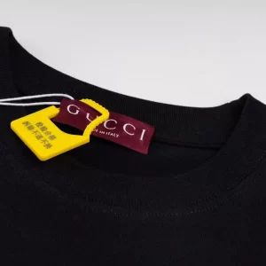 Cotton Jersey T-Shirt With Gucci Print - GT50