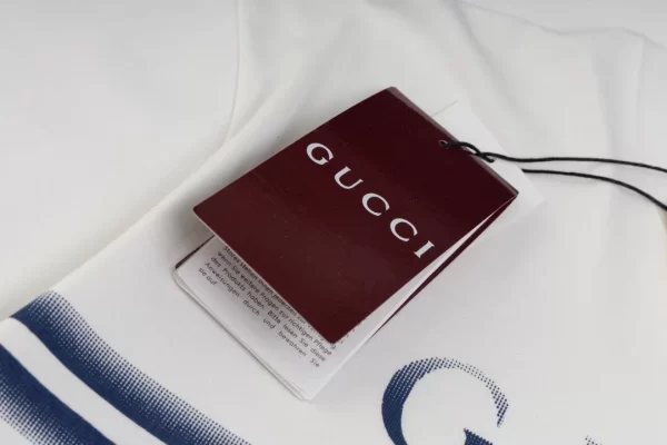 Cotton Jersey T-Shirt With Gucci Print - GT52