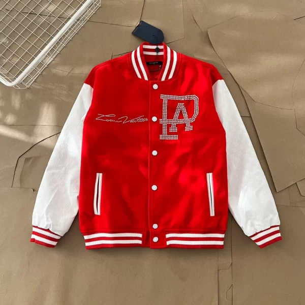 LV Mix Leather Varsity Blouson - LK15