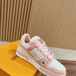 Louis Vuitton Trainer Sneaker In Pink - LS204