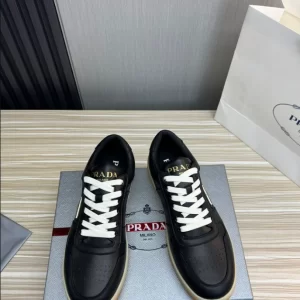 Prada Downtown Nappa Leather Sneakers - PS32