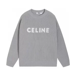 Celine Oversized Sweater In Ribbed Wool - HC02