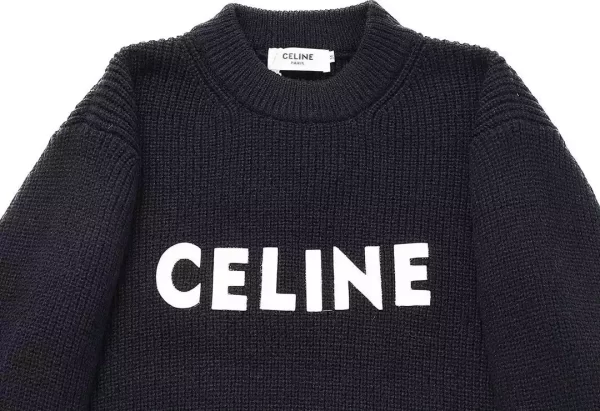 Celine Oversized Sweater In Ribbed Wool - HC03